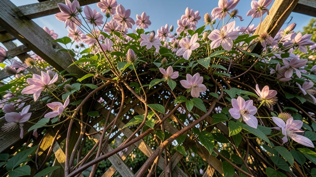 Multibranched Clematis for Year-Round Interest