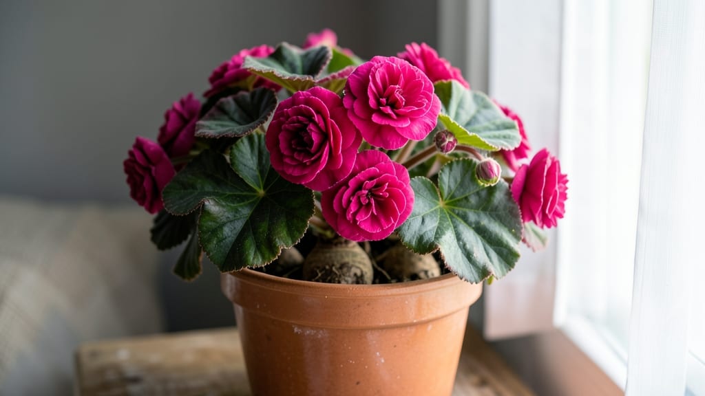 Double Bloom Begonia Growing Guide: Reblooming Secrets for Vibrant Purple Spikes Year-Round