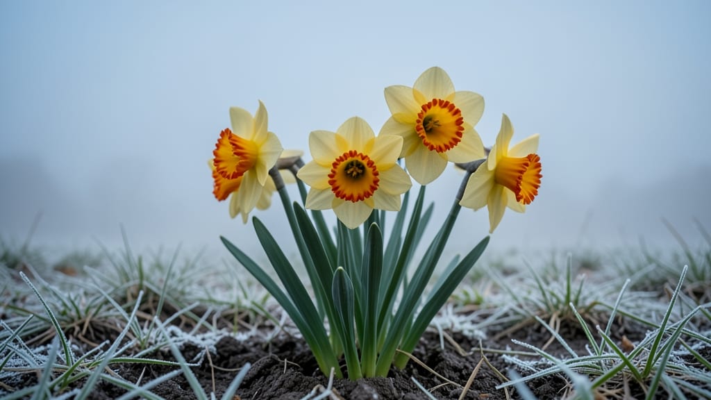 Daffodils Surviving Late Frost
