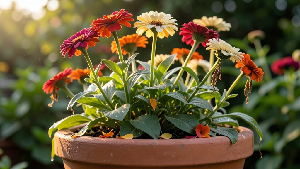 Zinnia elegans for Long-Stemmed Cut Flowers