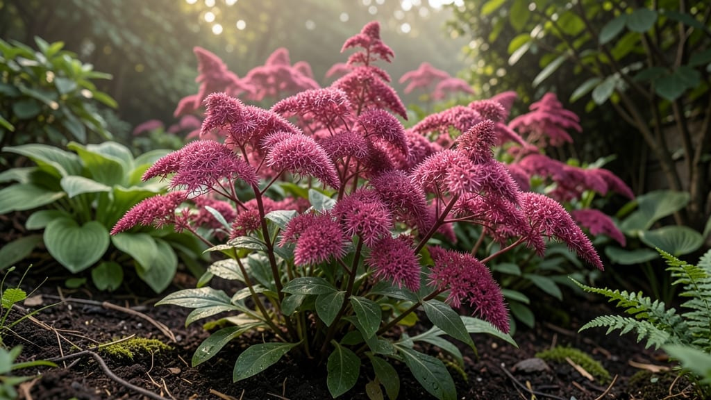 Astilbe 'Deutschland' For Lacy Fern-Like Flowers