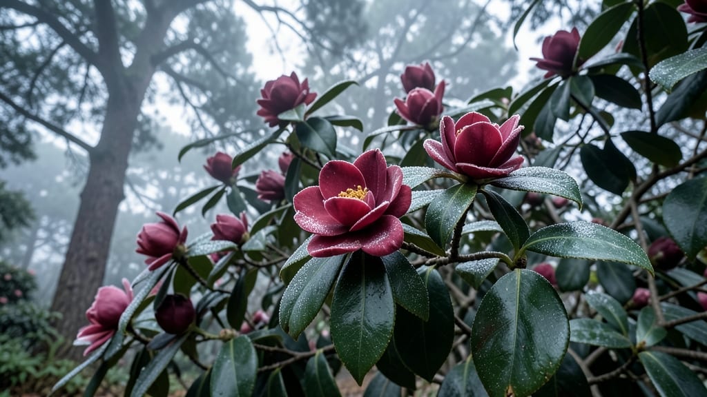 Christmas Camellia Long-Lasting Winter Blooms
