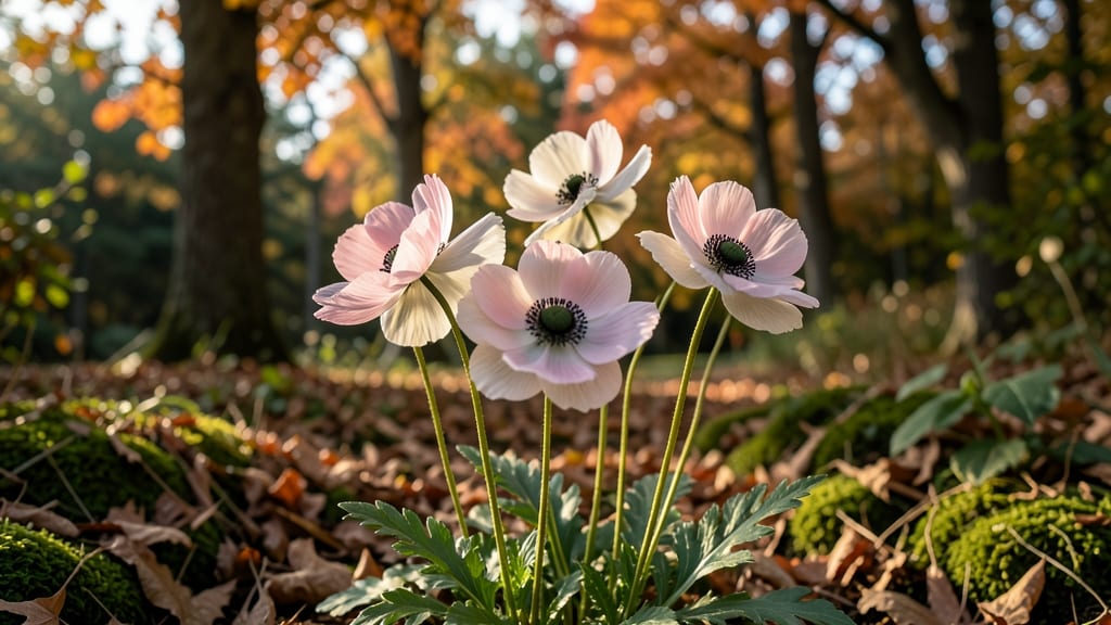 Japanese Anemone for Elegant Late-Season Grace