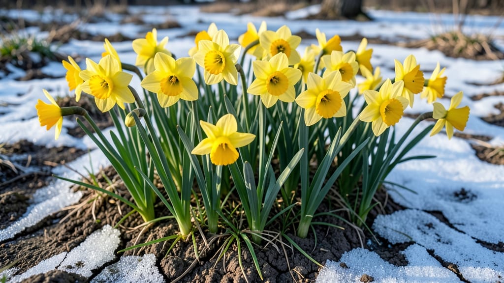 Daffodils: Cheerful Yellow Blooms for Early Sunlight