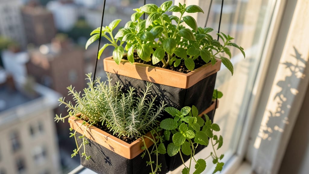 Vertical Herb Garden for Small Spaces