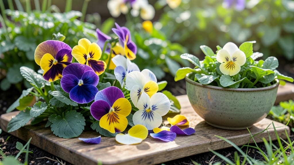 Pansies Cool-Weather Color Mix