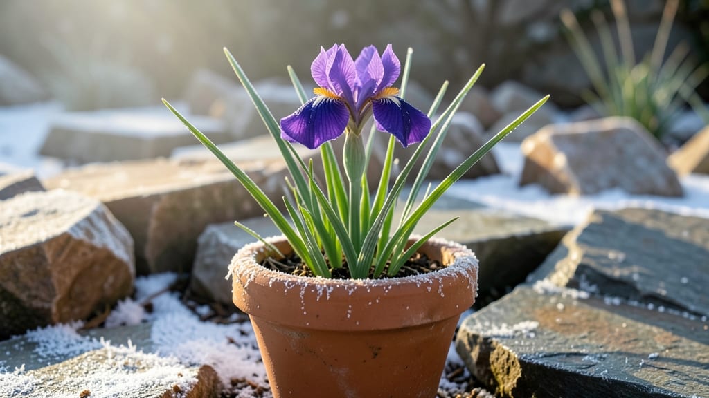 Dwarf Iris: Compact Purple Blooms for Containers